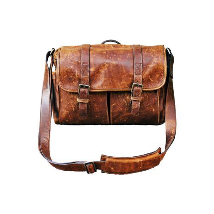 Girls Leather Brown Bag